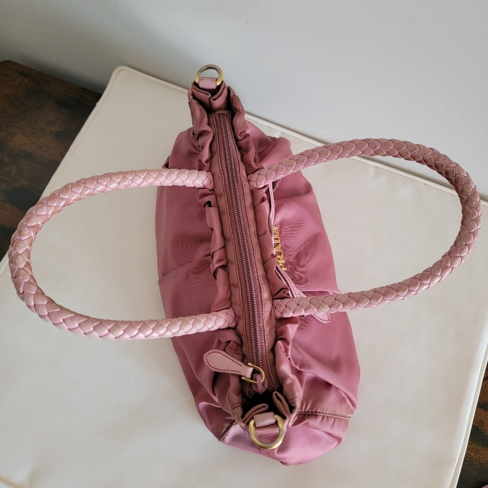 ‼️SOLD‼️ Authentic Prada Pink Bag with Card Certificate - Picture 7 of 17